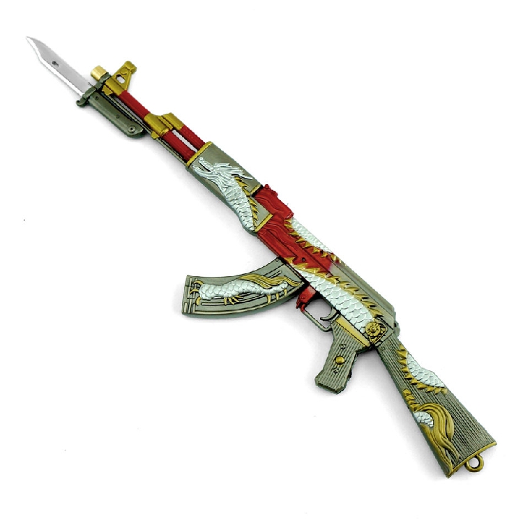 cf无影玩具枪ak47耀龙英雄穿越火线武器模型枪金属仿真实物 18厘米耀
