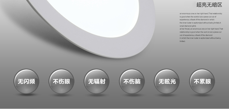 帝歌厨房灯led集成吊顶厨卫灯吸顶灯卫生间灯超薄方形照明面板灯DC-PB PBF02 6W方形