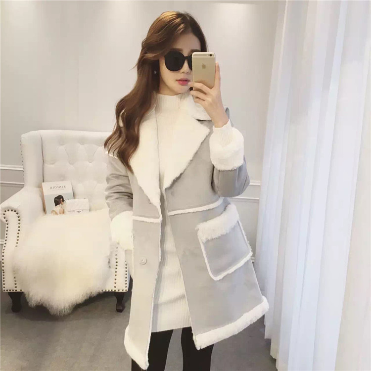 Elizabeth Bessie 2015 winter, Korean fashion sense of skin-stitching is designed to comply with gross jacket White M? Picture, prices, brand platters! The elections are supplied in the national character of distribution, so action, buy now enjoy more preferential! As soon as possible.