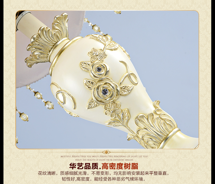 
                                        华艺 灯饰 台灯 卧室 床头欧式装饰台灯客厅书房温馨床头布艺灯具 艾克诗顿 TBW0002                