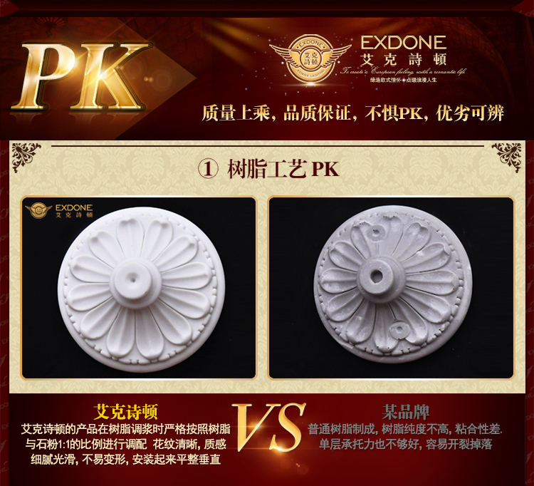 华艺灯饰 壁灯床头卧室欧式简约镜前客厅过道树脂灯具 艾克诗顿 WL0064 1头