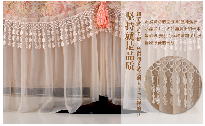 
                                        【全店3件8折】久梦 液晶电视套 42英寸电视机罩子 欧式布艺电视防尘罩 香榭丽舍A款 65英寸                