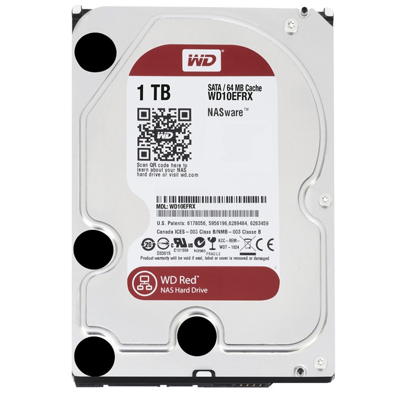 西部数据(WD)红盘 1TB SATA6Gb/s 64...