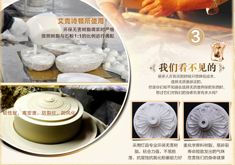 华艺灯饰 壁灯床头卧室欧式简约镜前客厅过道树脂灯具 艾克诗顿 WL0026 1头