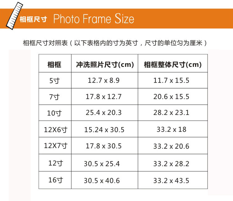 
                                        柠檬树 实木照片墙相框5寸7寸10寸A3证书执照画框多种相框尺寸 白色 12寸挂墙                