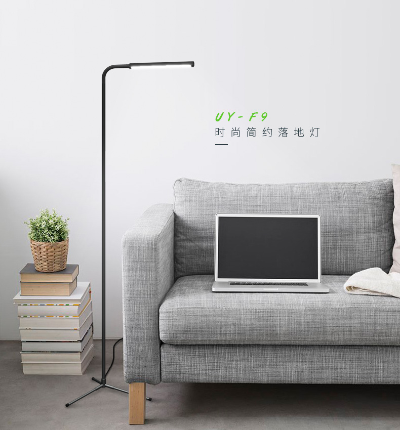 
                                        
                                        优洋 LED落地灯遥控 客厅茶几卧室床头书房简约现代落地台灯钢琴灯阅读灯 F9黑色                