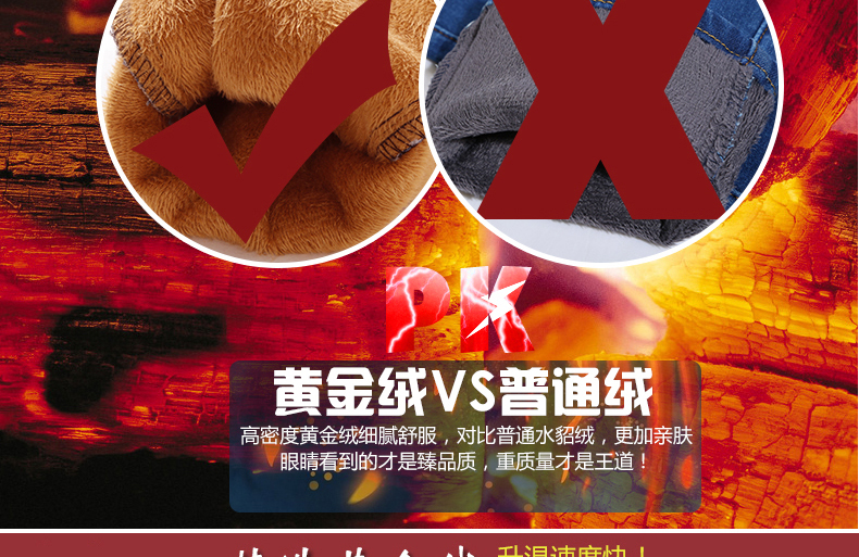 嘉思诺冬季女士加绒加厚紧身显瘦高腰裤秋冬季女士韩版大码休闲百搭加绒裤 外穿显瘦保暖牛仔裤 深蓝色 27码