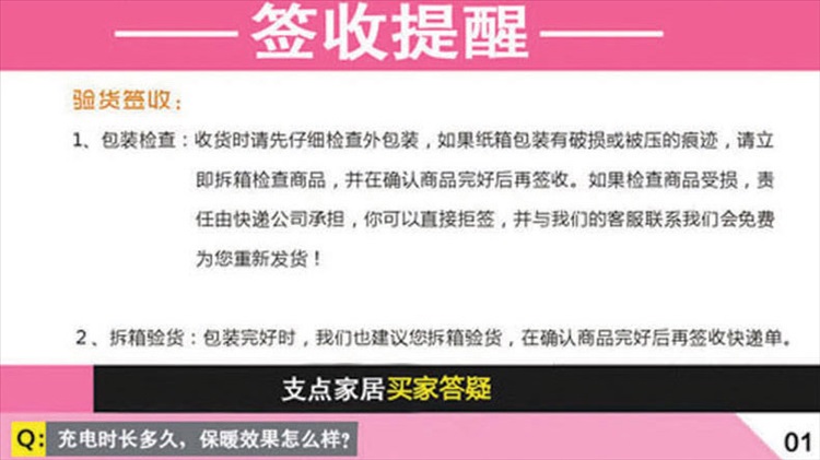迪胜双插手充电热水袋防爆暖手宝抱枕暖水袋暖宝宝毛绒可拆洗 粉红猫头鹰