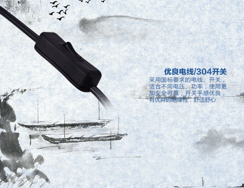 中式陶瓷台灯卧室床头灯 美式客厅台灯婚庆青瓷装饰台灯 YQ3005A