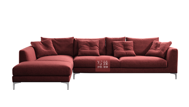客厅家具 沙发 写臻 北京现代简约布艺沙发 北欧沙发组合 羽绒沙发