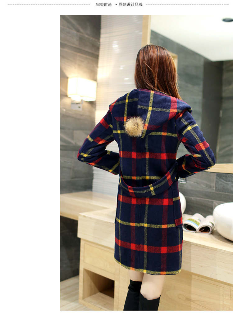 Mr. Qian 2015 new products in the autumn and winter long coats of female Korean? stylish grill is a gross? red and yellow jacket female W1569 grid L picture, prices, brand platters! The elections are supplied in the national character of distribution, so action, buy now enjoy more preferential! As soon as possible.