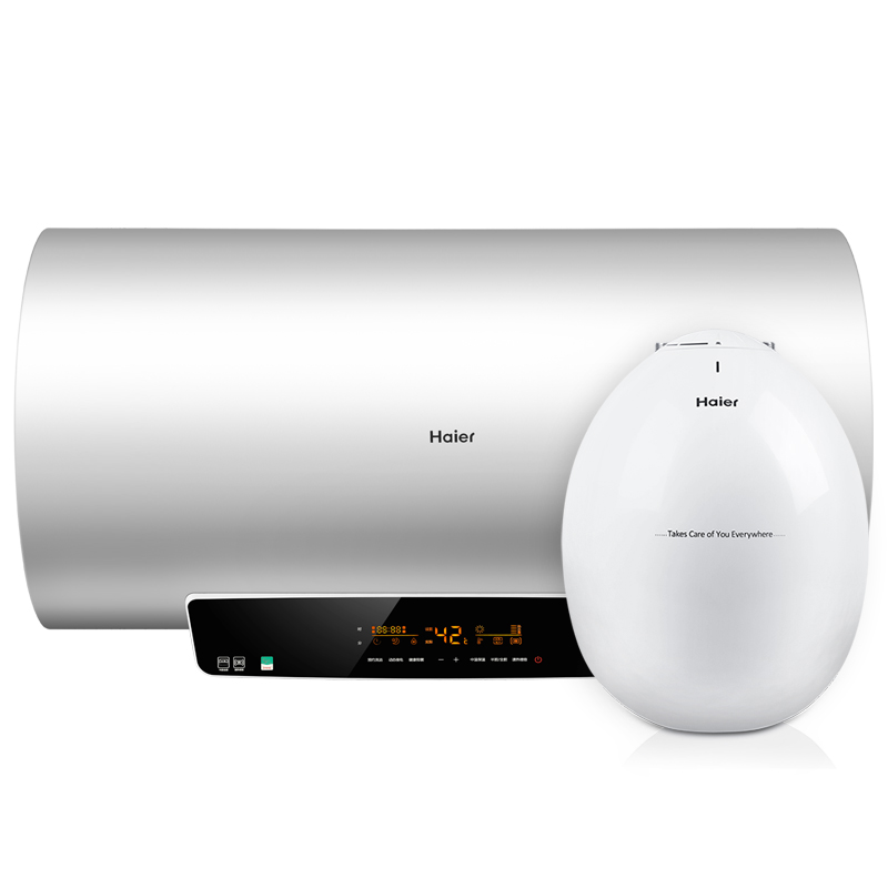 海尔（Haier）60升健康抑菌系列＆上出水6.6升厨...