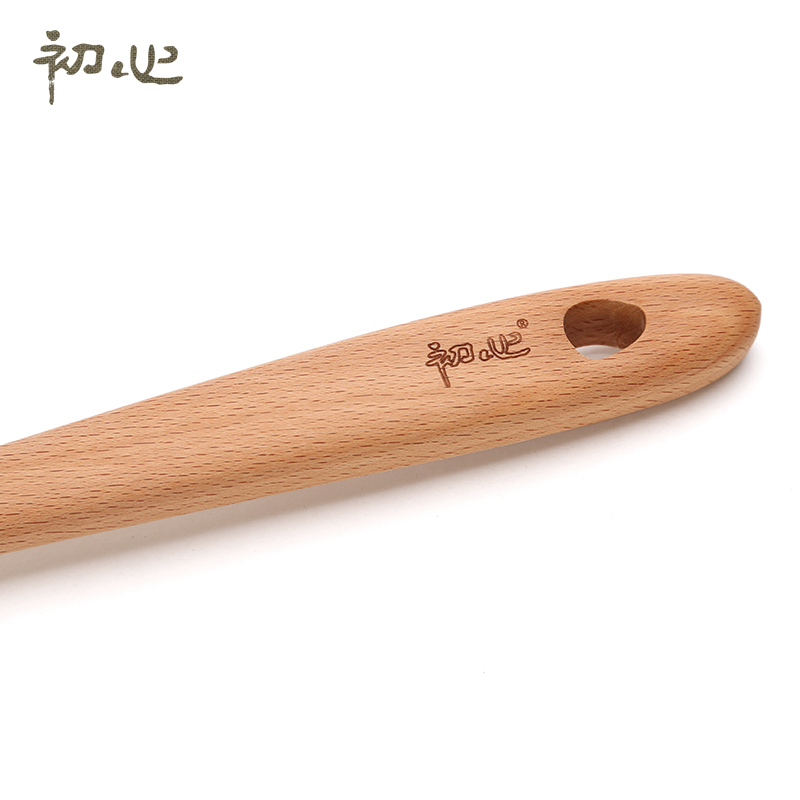 
                                        初心 榉木长柄锅铲家用木铲不粘锅专用锅铲炒菜炒锅铲厨具用品                