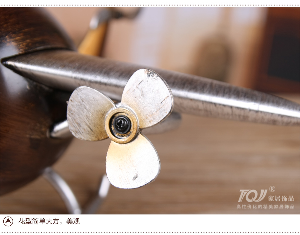 
                                                                                丽盛（LISHENG）欧式复古飞机座钟卧室坐钟床头小钟客厅装饰台面时钟表摆件 古铜色                