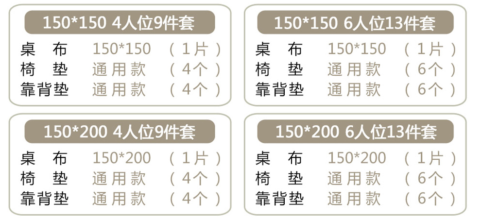 
                                        【满4免1】南日岛餐桌布茶几垫布艺圆桌椅子垫台布长方形盖布盖巾 稻花香 140*200cm[桌布]                