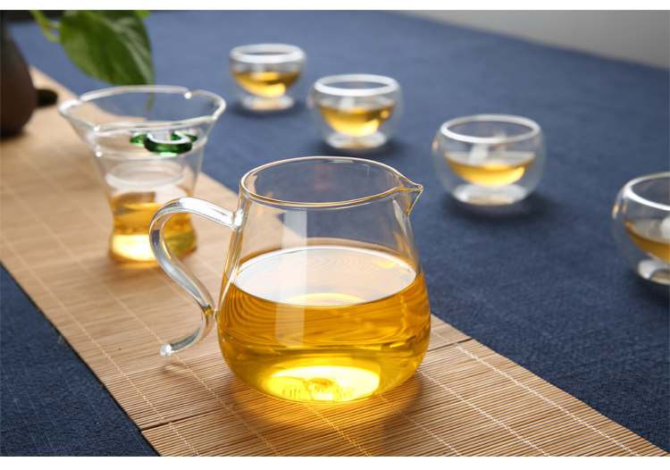 
                                        
                                                            品茶忆友 玻璃茶具 茶杯公道杯茶具配件 jp-02                