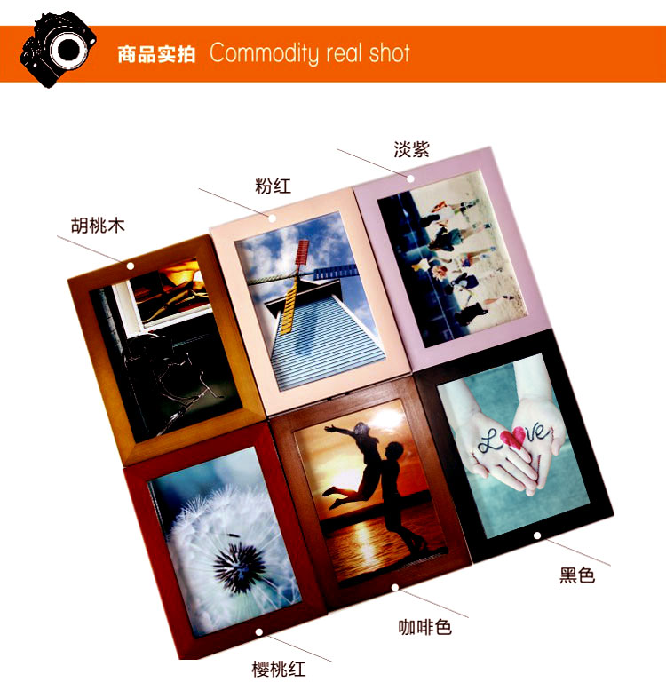 
                                        柠檬树 实木照片墙相框5寸7寸10寸A3证书执照画框多种相框尺寸 白色 12寸挂墙                