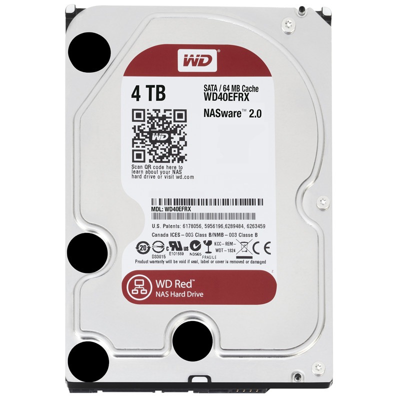 西部数据(WD)红盘 4TB SATA6Gb/s 64...