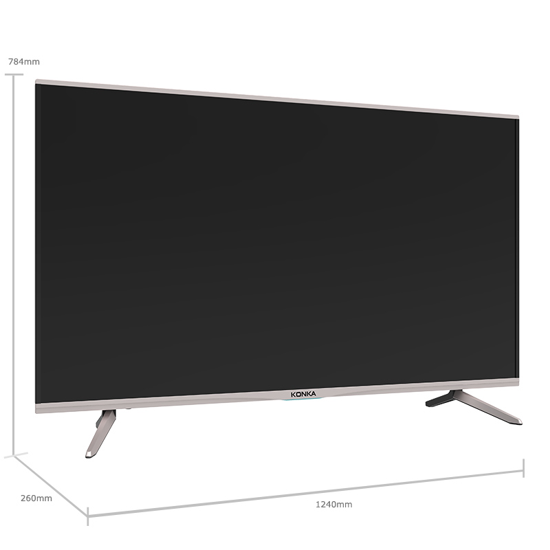 康佳(KONKA) M55U 55英寸18核双64位4K HDR超高清智能平板LED液晶电视（金色）