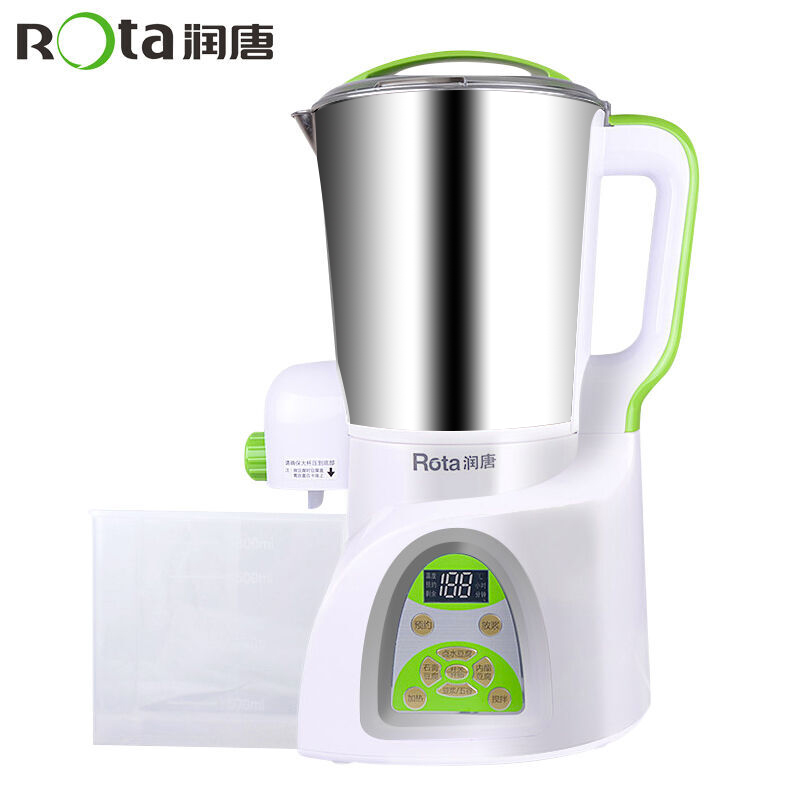 润唐(Rota) 豆浆机家用全钢多功能免滤全自动米糊机...