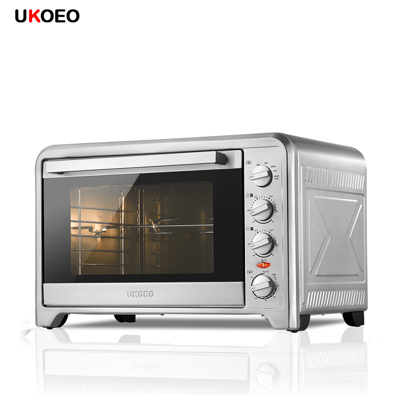 UKOEO HBD-6002烤箱家用大容量台式商用电烤...