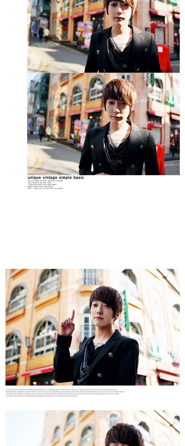 丹杰仕 男士秋<em>冬季</em>西服男款韩版修身夜店纯色