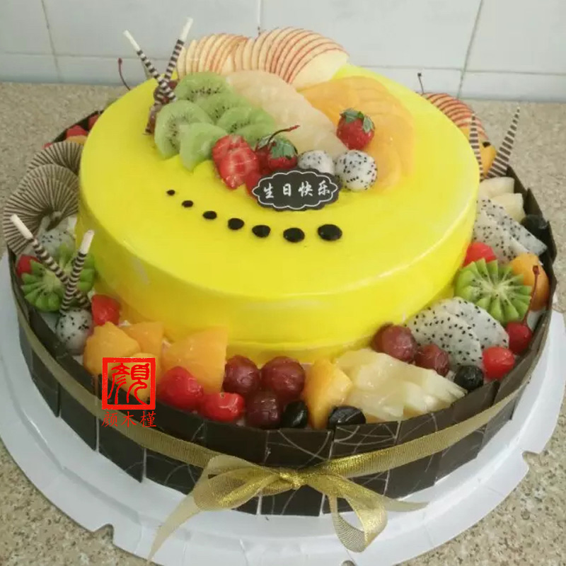 最新新鲜生日水果蛋糕上海杭州北京价格 同款 _尚都购
