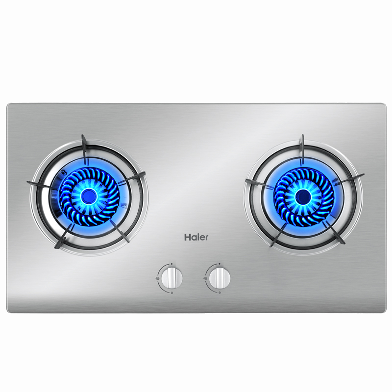 海尔（Haier）4.1KW大火力 不锈钢嵌入式燃气灶（天然气）JZT-Q203(12T)