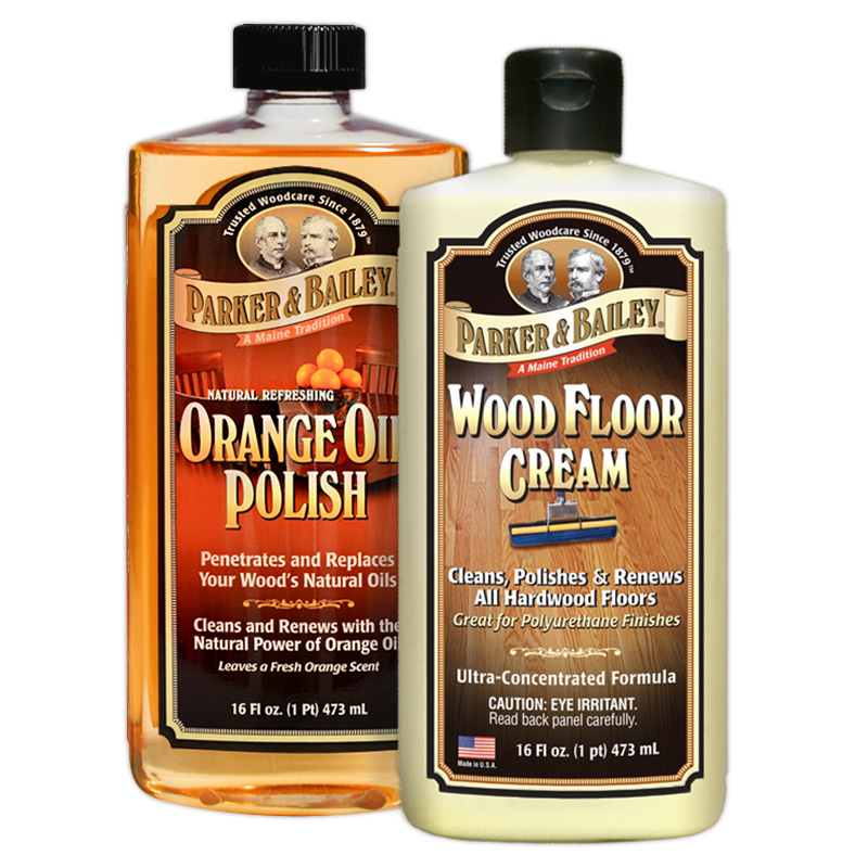 【送拖把】美国进口帕克贝利Parker&Bailey地板蜡实木复合地板保养精油护理套装 1瓶蜡+1瓶橙油精华保养套餐一(送拖把)