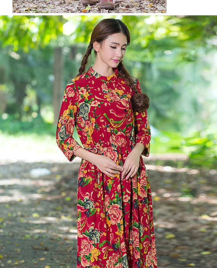 东北大花衣服女