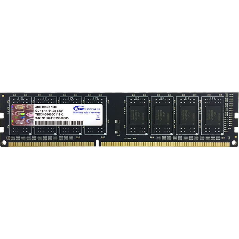 十铨（Team）DDR3 1600 4G 台式机内存