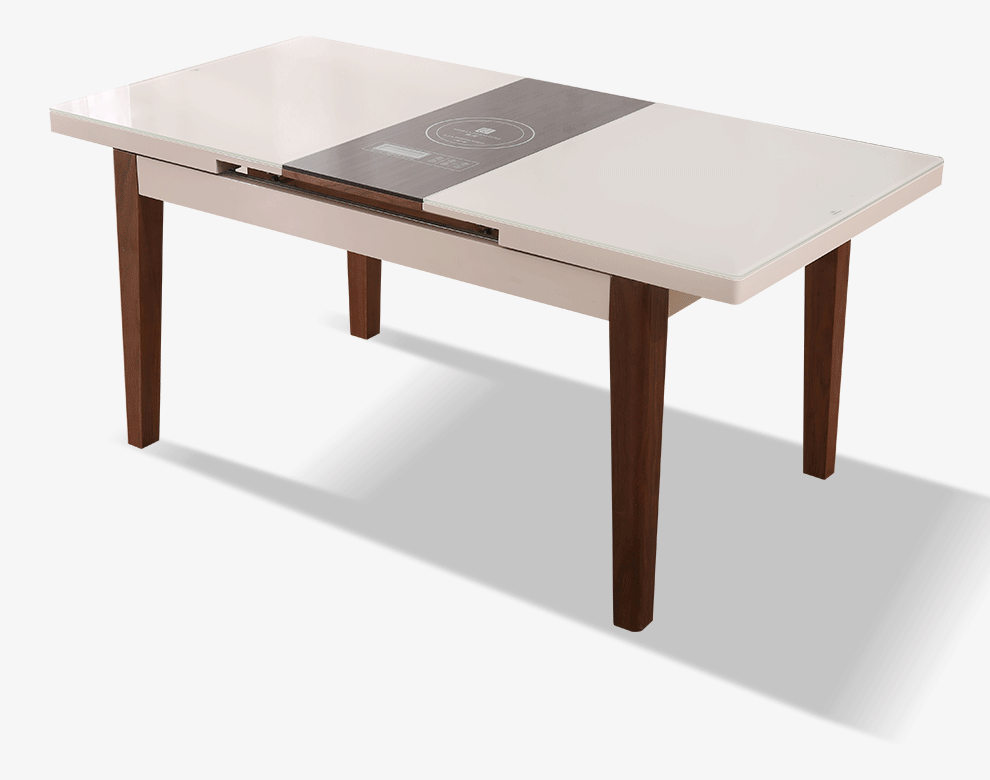 乐和居 餐桌 餐椅套装 组合 饭桌 实木餐椅 伸缩功能 圆桌 餐厅家具 1