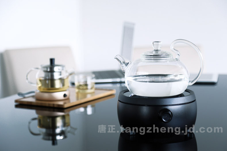 
                                        迷你电陶炉茶炉 德国静音技术烧铁壶铜壶玻璃壶专业电陶炉 鼓形铜色                