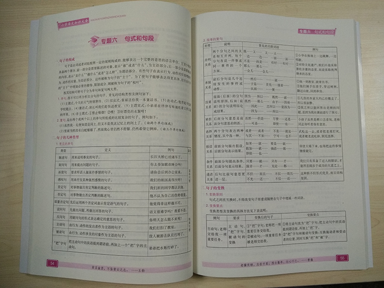 正版小学语文知识大全小升初语文复习资料小升初小学教材教辅小学毕业