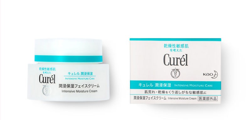 珂润（Curel） 日本进口Curel珂润保湿补水滋润面霜 温和不刺激敏感肌适用乳霜精华 面霜40g