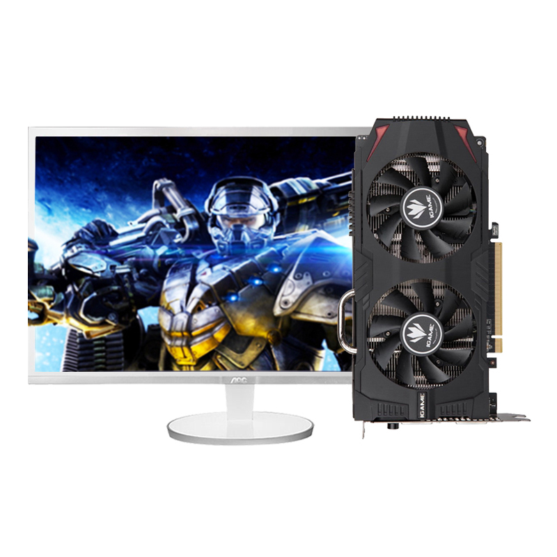 AOC Q2778VQE/WS27英寸显示器+七彩虹i...