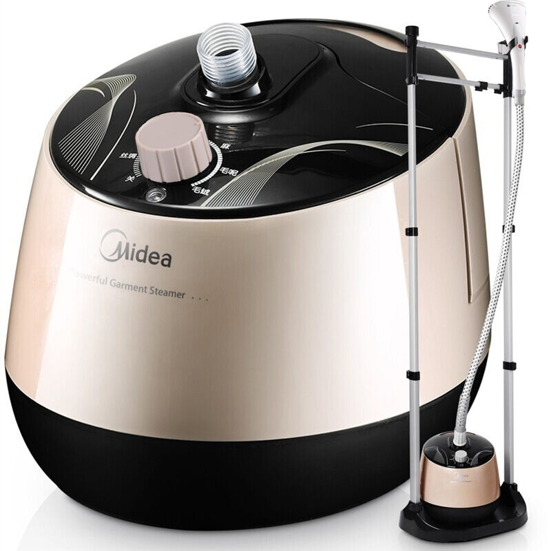 美的（Midea）3L 双杆 蒸汽挂烫机 家用手持/挂式电熨斗YGD30A6J(金色)