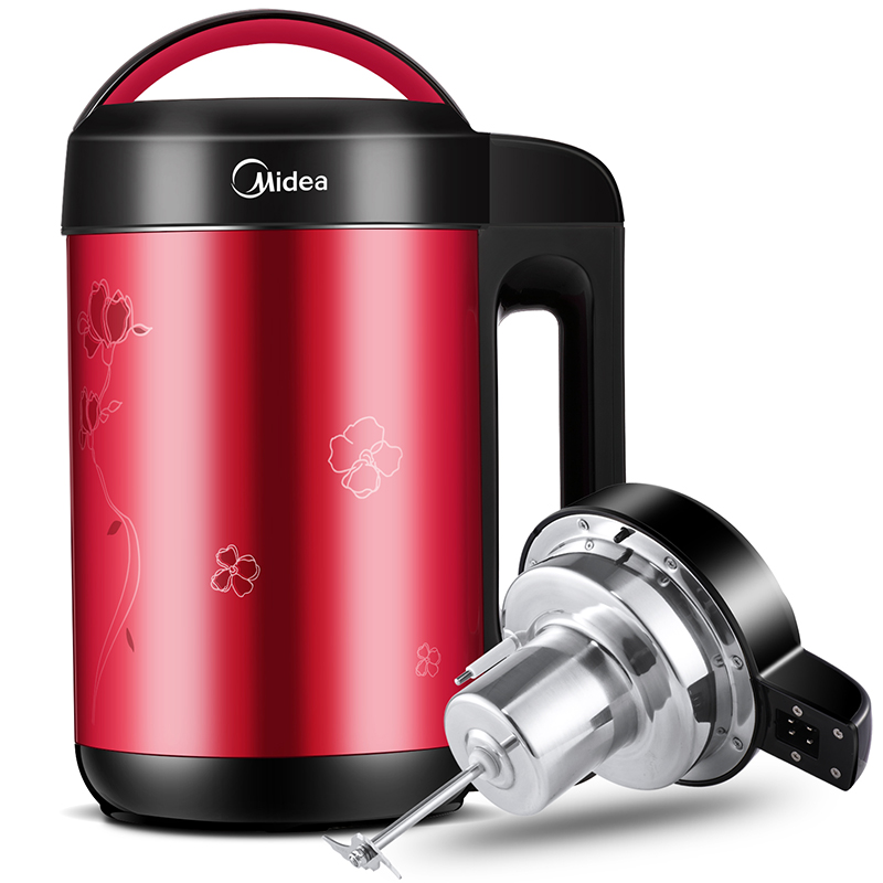 美的（Midea )豆浆机 多功能全钢无网智能保温DE...