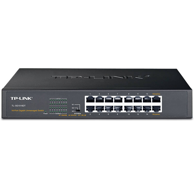 TP-LINK SG1016DT 16口千兆交换机 非...