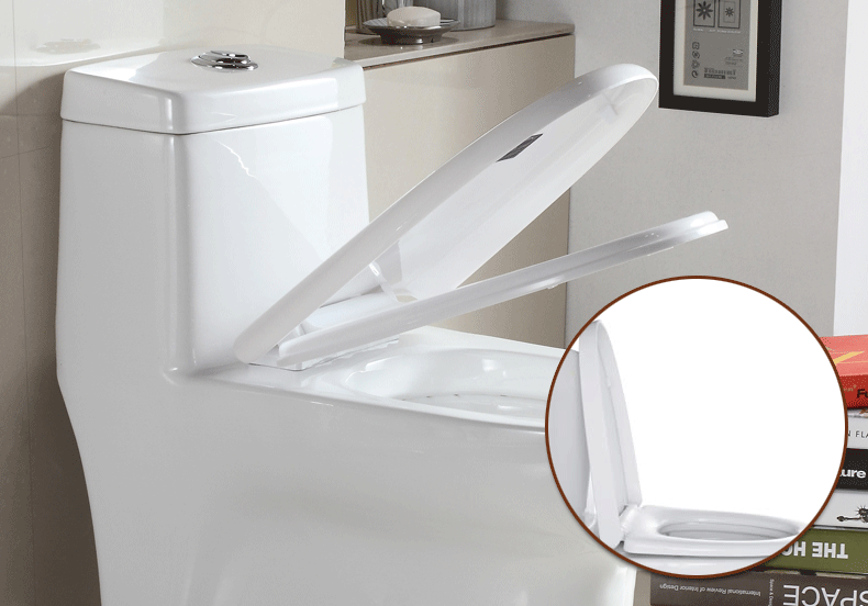 吉牧欧(jmowy)卫浴卫生间马桶小户型 陶瓷普通坐便器 静音抽水座便器