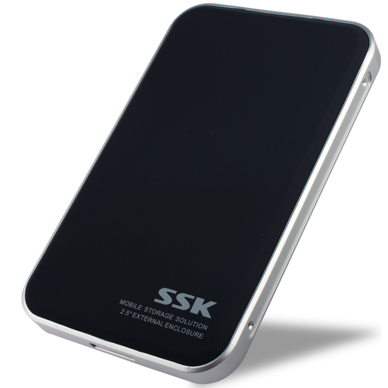 飚王（SSK）HE-T300 黑鹰II 2.5英寸 USB3.0移动硬盘盒 sata接口 支持SSD 支持笔记本硬盘 黑色