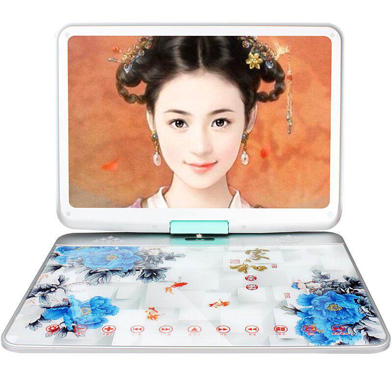 索爱（soaiy）SA925H DVD播放机便携式电视 移动dvd巧虎影碟机 (绿)