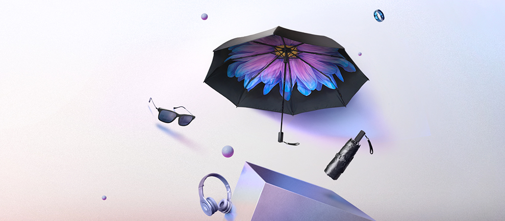 【新品】BananaUmbrella蕉下琉璃双层baby小黑伞女太阳伞遮阳伞 琉璃三折款【图片 价格 品牌 报价】-京东