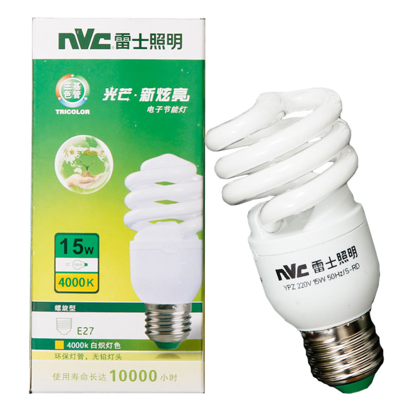 雷士照明（NVC）节能灯 E27大口螺旋 15W 40...