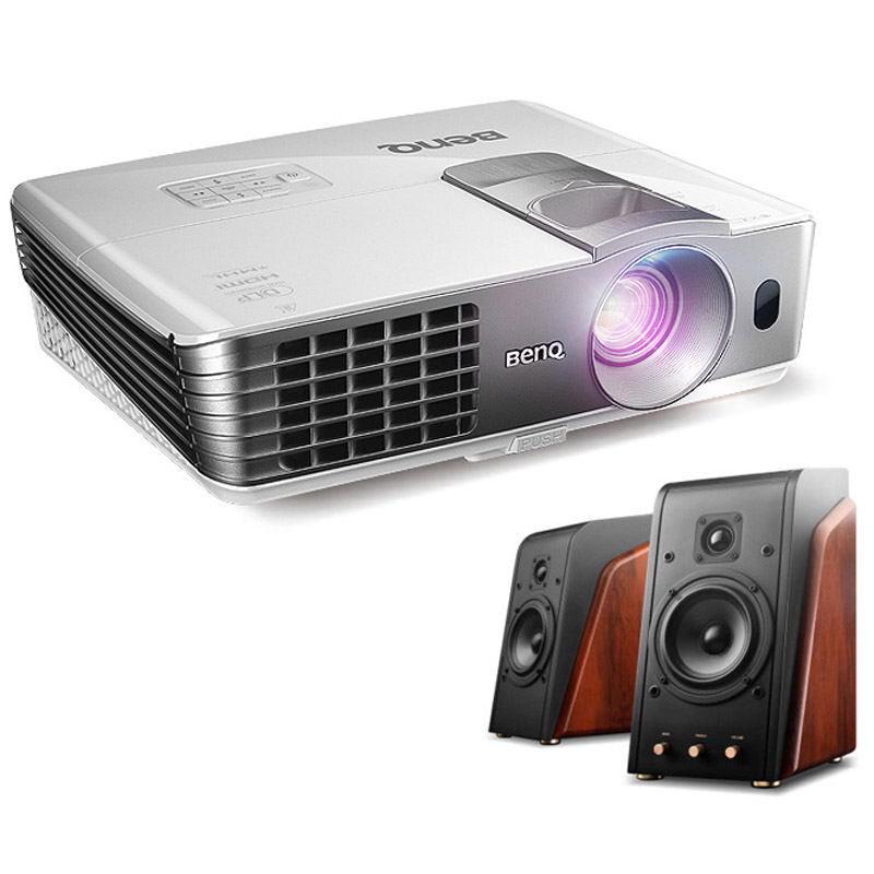 明基（BenQ）W1070+家用投影（3D 高清 无屏...