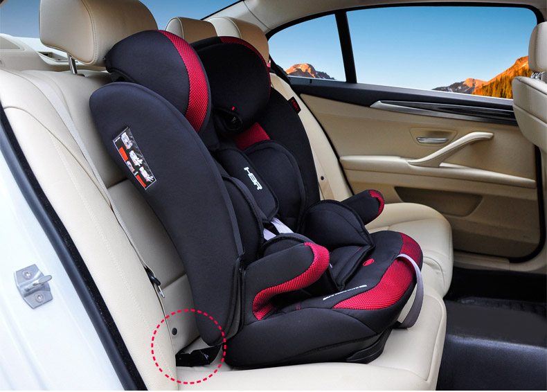 虎贝尔 儿童汽车安全座椅专用isofix接口 儿童坐椅固定器软连接带 iso