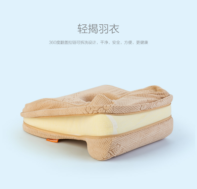 
                                        睡眠易 记忆棉午睡枕 办公 学生抱枕 趴睡枕头 午睡神器 可拆洗 尊贵版(竹碳材质枕芯)                