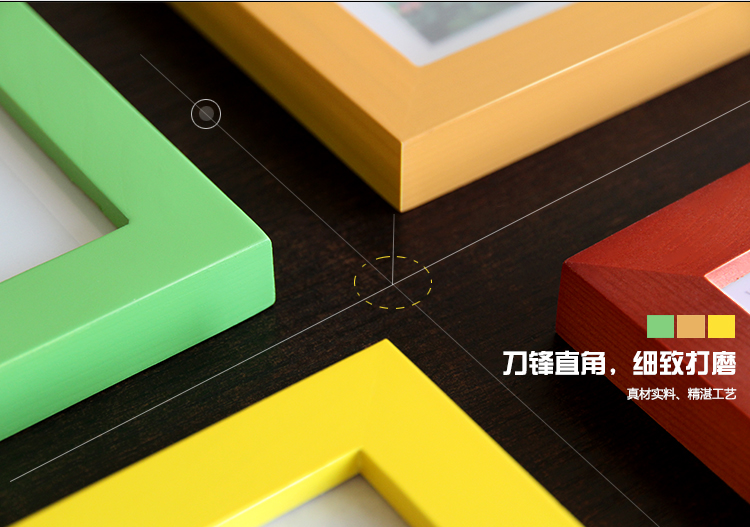 
                                        右手边 创意实木照片墙相框组合简约儿童个性小相框 黑白咖三色                