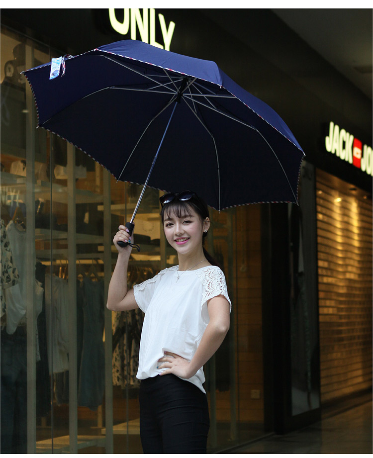 
                                        天堂伞男士加大自开自收雨伞 天堂二折伞车载全自动伞折叠晴雨伞两折男女商务伞大伞 紫色                