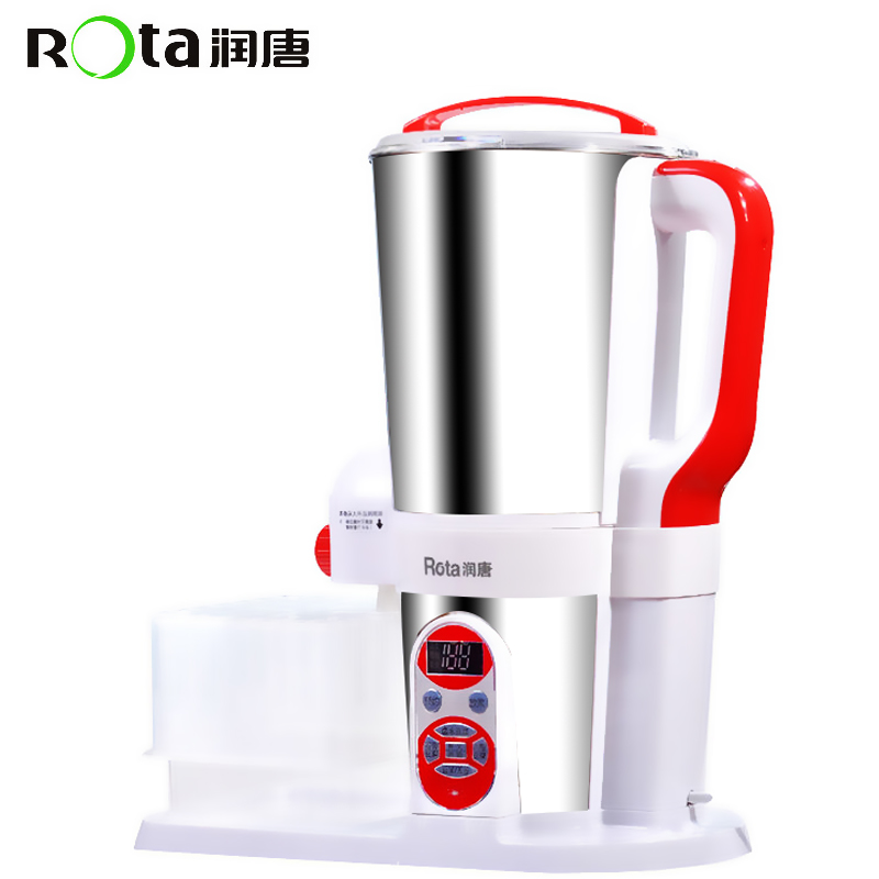 润唐（ROTA）豆浆机多功能豆腐机家用全自动免滤米糊机 2.2L全钢经济型(2126)